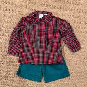 The Bailey Boys Plaid shorts set